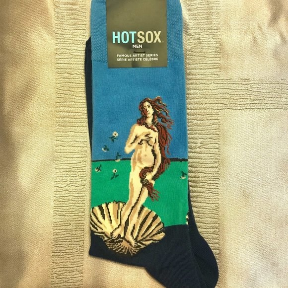 Hot Sox Botticelli Birth of Venus Socks (NWT) - Picture 2 of 4